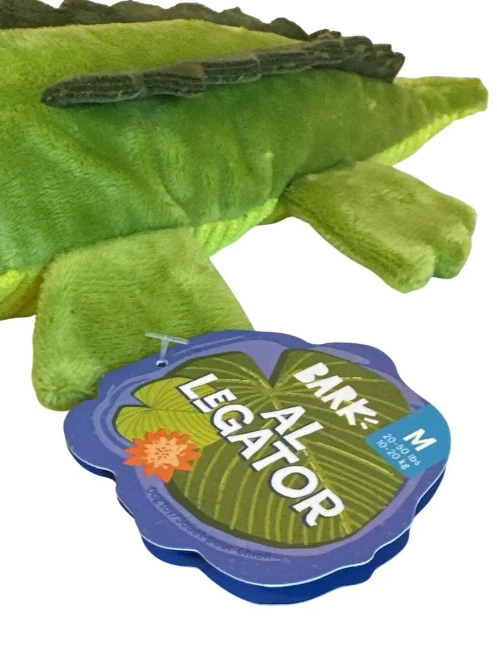 New Bark Box “ Al Legator “ Dog Toy Ocean Alligator Crocodile Medium Size